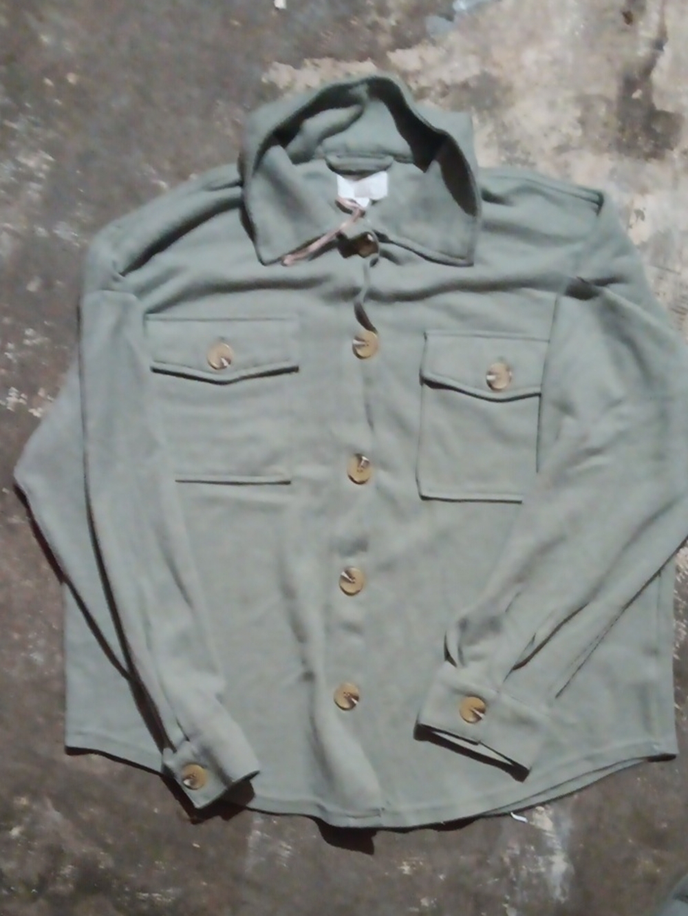 Hippie Rose Size Medium Button Up Courduroy